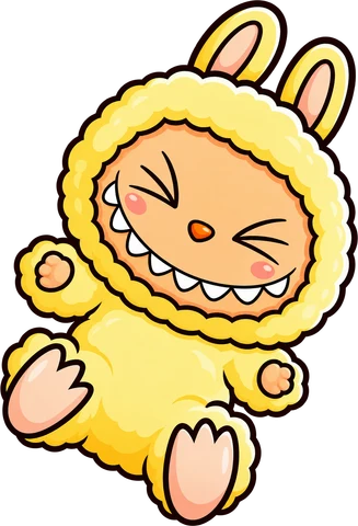 Labubu sticker 4